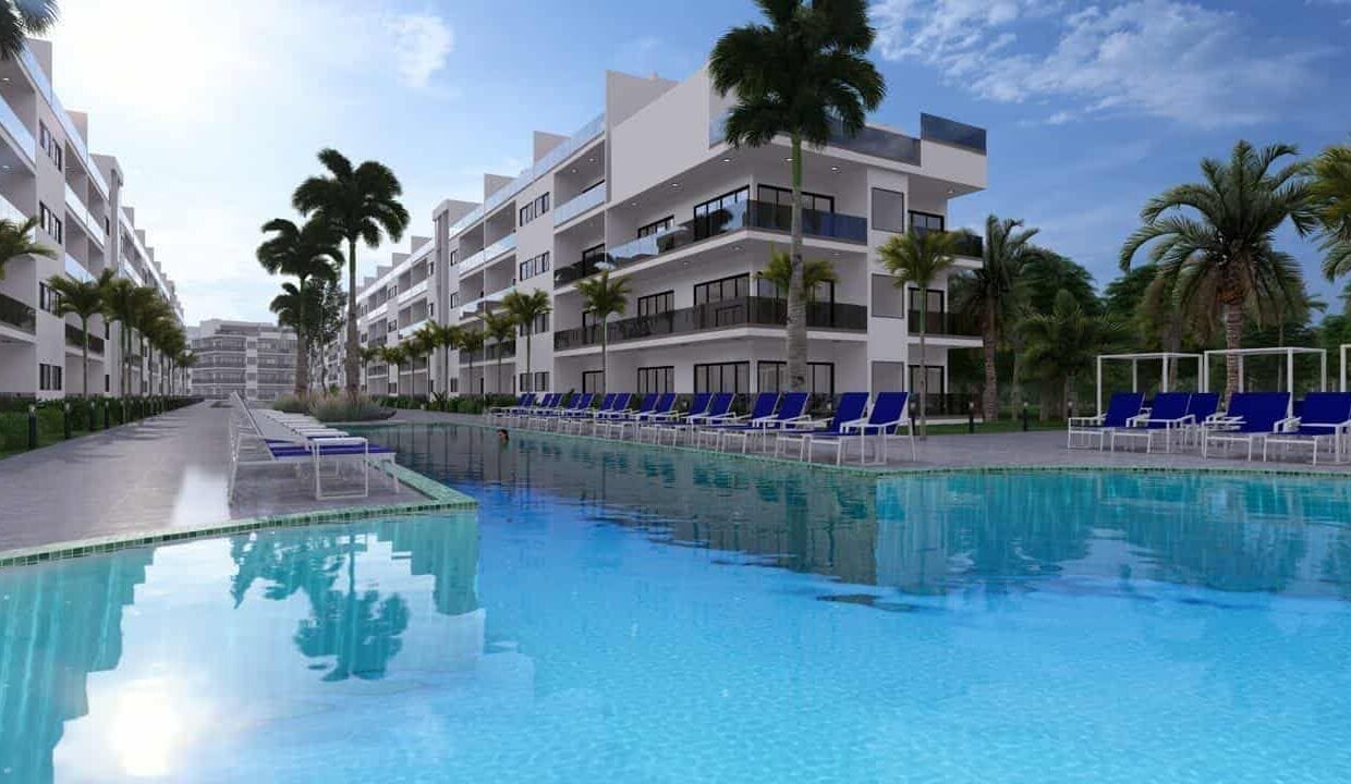 View of Ocean paradise luxury beach condos. | Dominican Republic Real Estate