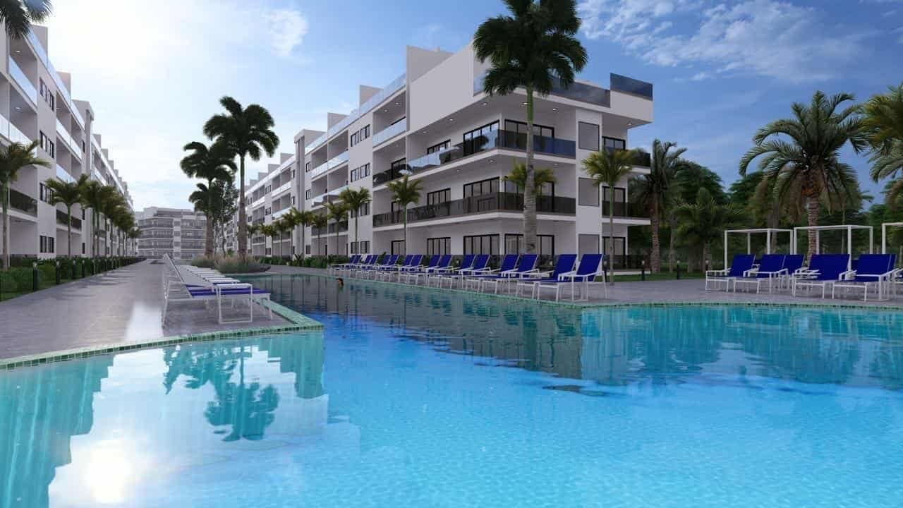 View of Ocean paradise luxury beach condos. | Dominican Republic Real Estate